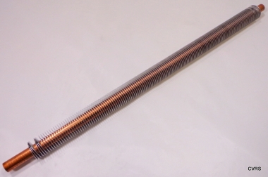 1/2" Copper Round Finned Tube